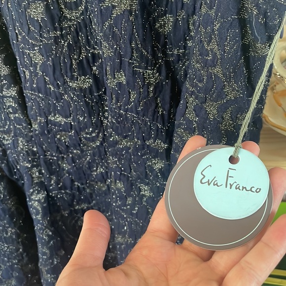 NWT Eva Franco Peplum Top - Picture 3 of 5